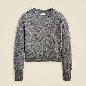 J.Crew Grey Shrunken Cashmere Women's Sweater - medium